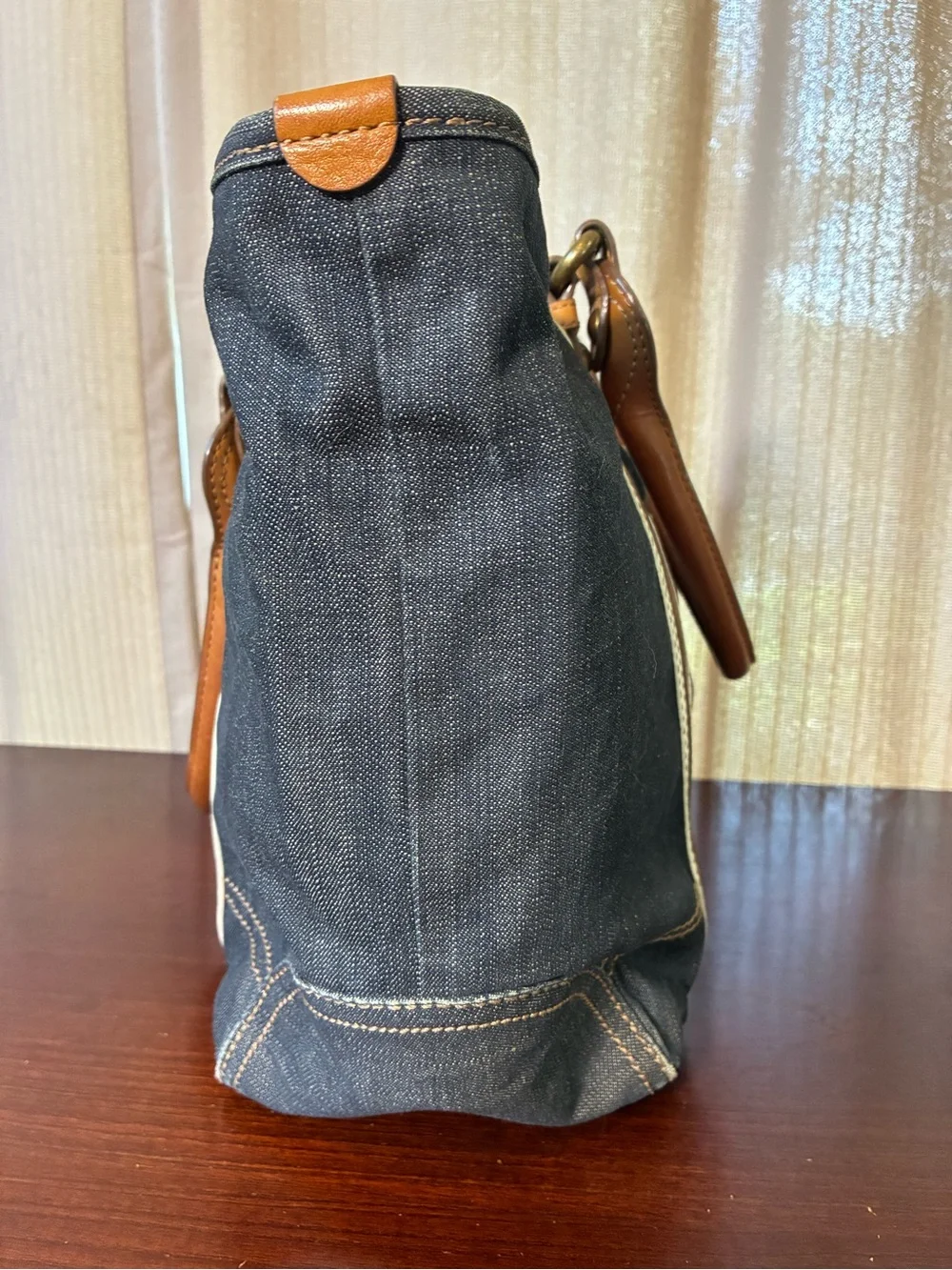 Burberry Blue Label Denim Tote